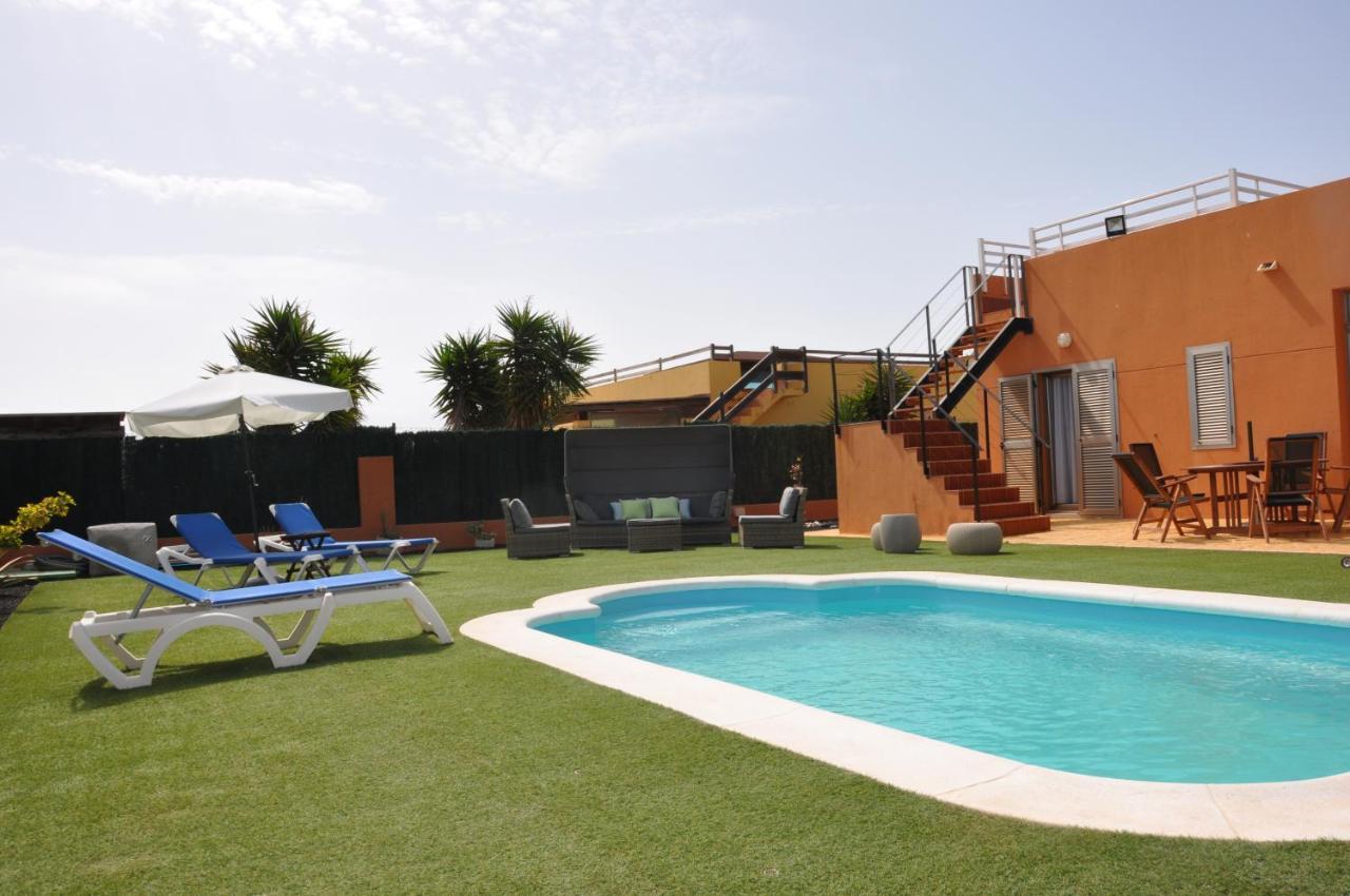 Eco Villa White Suite With Climatized Pool Caleta De Fuste Exterior foto