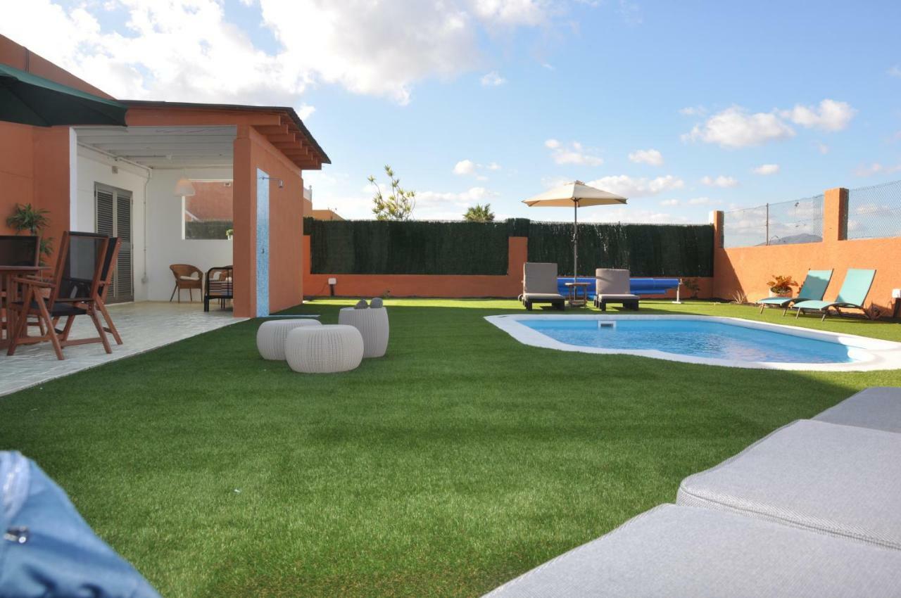 Eco Villa White Suite With Climatized Pool Caleta De Fuste Exterior foto