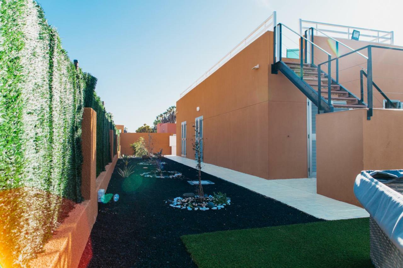 Eco Villa White Suite With Climatized Pool Caleta De Fuste Exterior foto