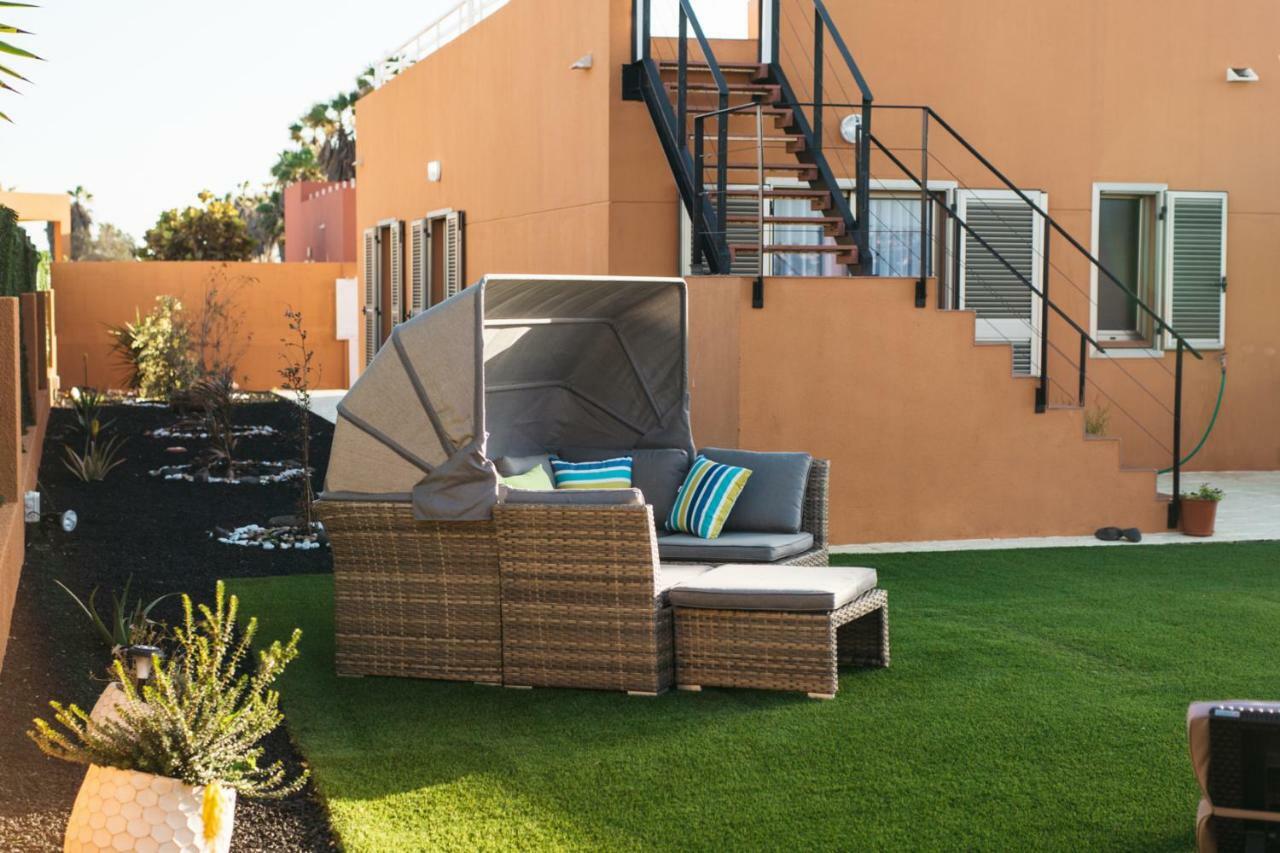 Eco Villa White Suite With Climatized Pool Caleta De Fuste Exterior foto