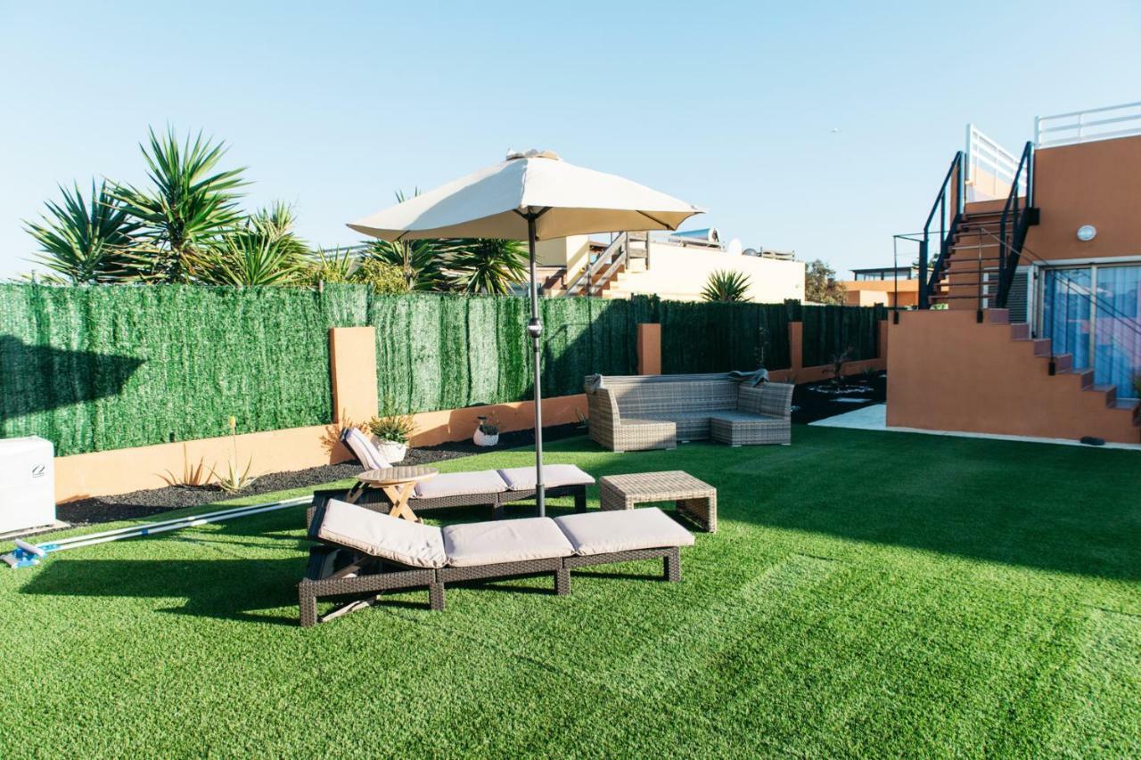 Eco Villa White Suite With Climatized Pool Caleta De Fuste Exterior foto