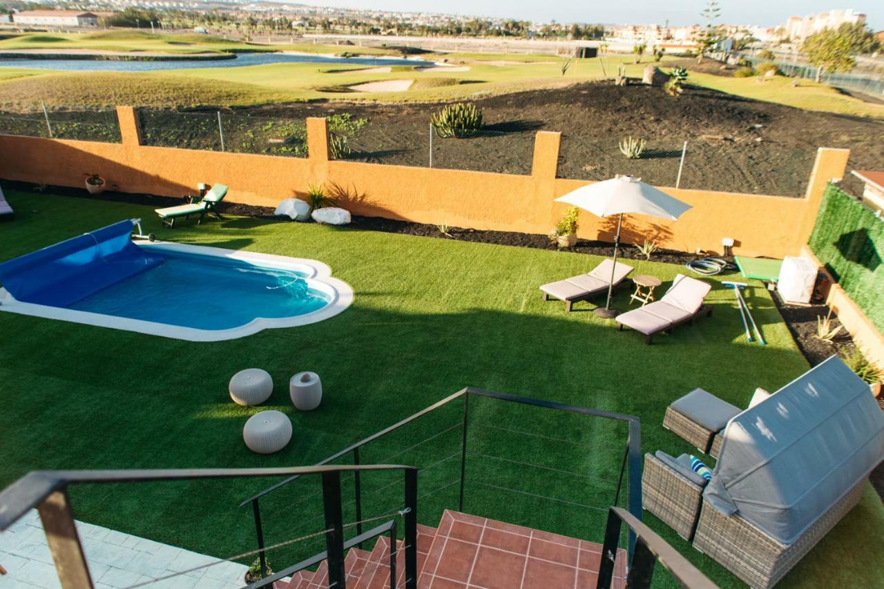 Eco Villa White Suite With Climatized Pool Caleta De Fuste Exterior foto